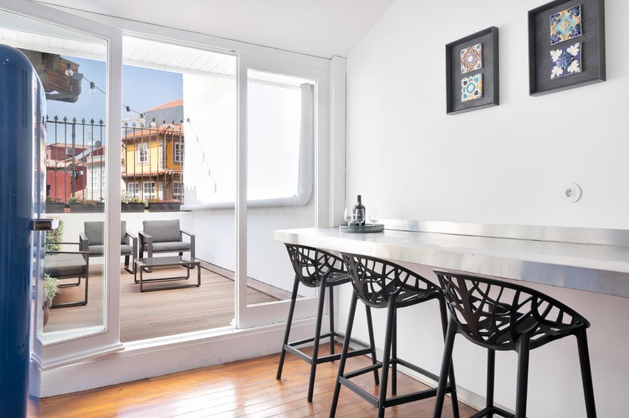 Historical Penthouse At Cardosas Block Appartement Porto Buitenkant foto